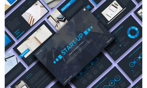Start Up – Design Keynote Presentation Template