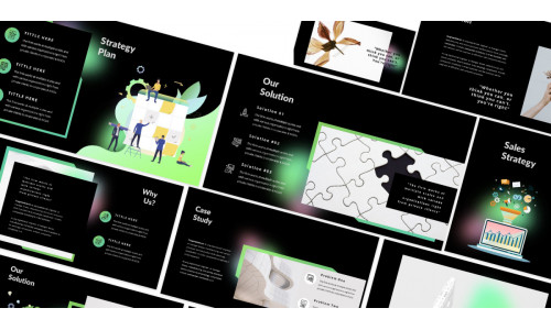 Stirna Black Google Slides Template #191237
