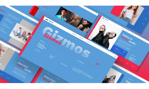 Strat Up Gizmos Powerpoint template #286693