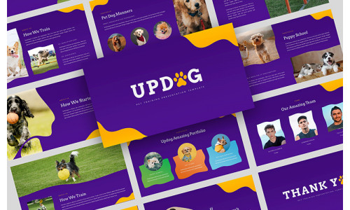 Updog - Pet Training Google Slides Presentation Template