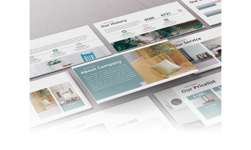 Urban - Interior PowerPoint template