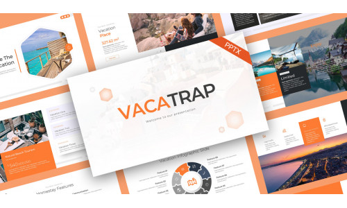 VacaTrap Vacation Travel PowerPoint Template
