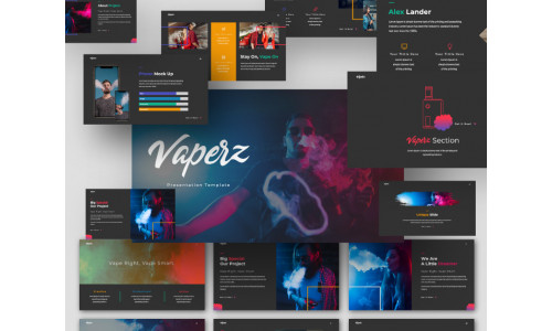 Vaperz Creative - Keynote template #94780