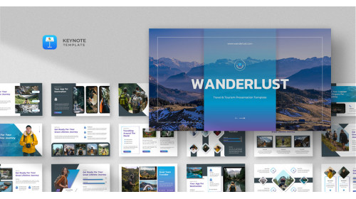 Wanderlust - Adventure Travel Keynote Template