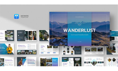 Wanderlust - Adventure Travel Keynote Template