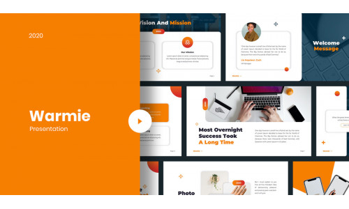 Warmie - Clean Google Slides #123287
