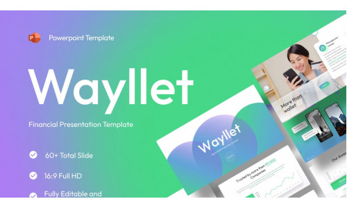 Wayllet Creative Financial PowerPoint Template