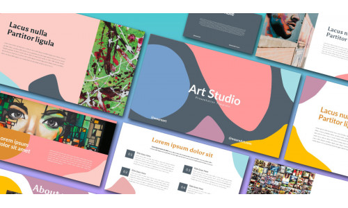 We Are Art Studio Google Slides Template