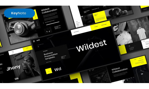 Wildest – Business Keynote Template #247936
