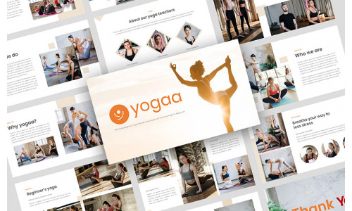 Yogaa - Yoga Presentation Google Slides Template