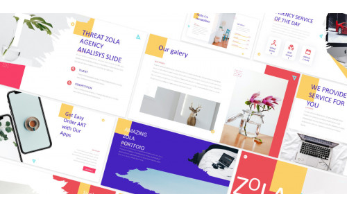 Zola Contemporary Digital Agency Google Slides Template