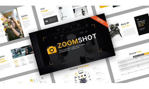 ZoomShot Photography PowerPoint Template